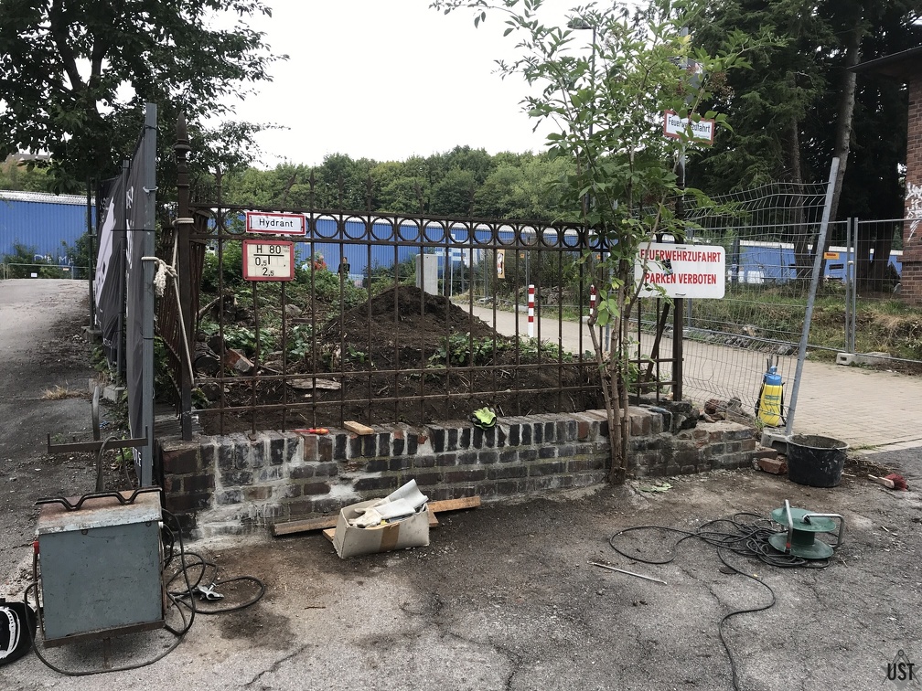 Schweißarbeiten beendet