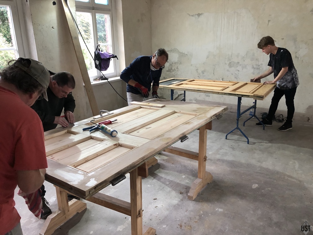 Vorder- und Hintertür werden restauriert