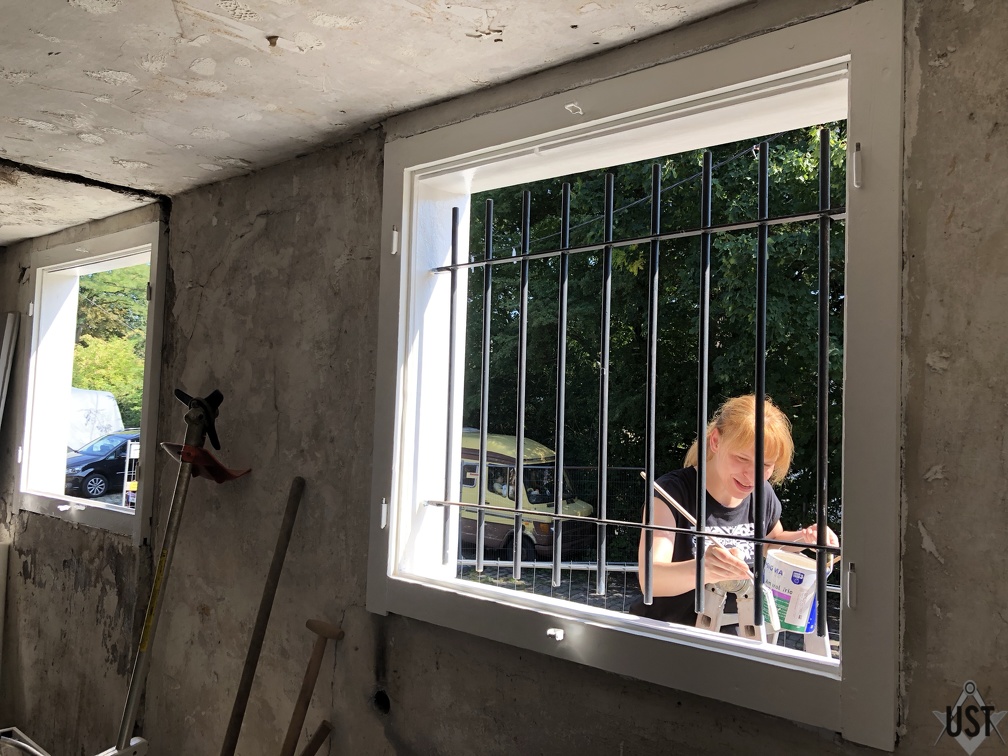 Letzter Schutzanstrich GPA Fensterrahmen