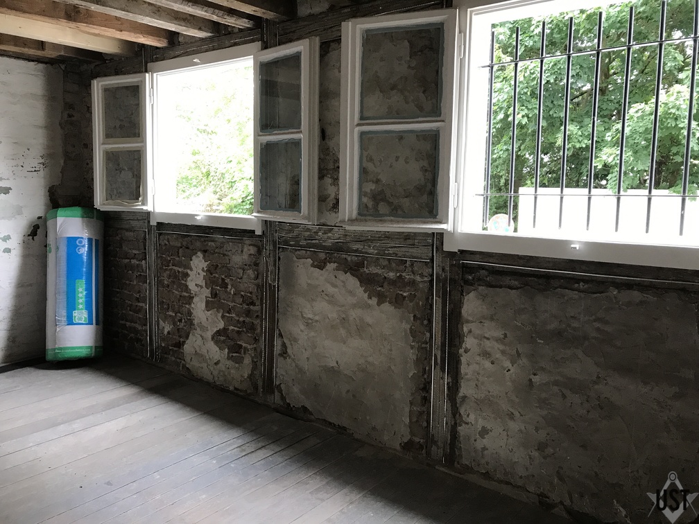 IMG 2568 (8102 Besuche) Fachwerkbalken fürs Verputzen vorbereitet, Außenwand CAM-Werkstatt IMG 2568