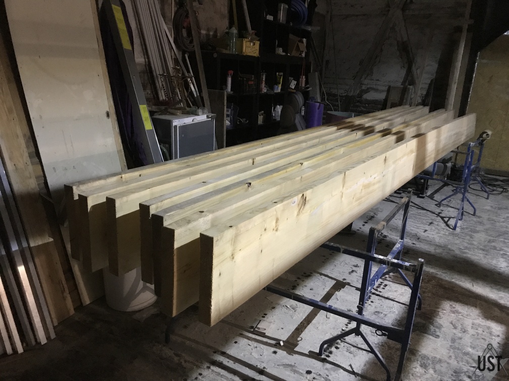 IMG 3663 (5350 Besuche) Bohlen sind imprägniert und vorbereitet IMG 3663