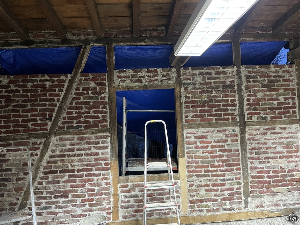 IMG 2745 (6082 Besuche) Draufsicht Außenmauer Richtung Scheer-Gelände IMG 2745